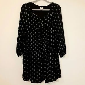 Old Navy Boho Black Dress Medium